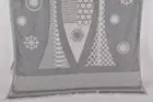 Personalized Turkish Towel, Dark Gray Towel, 38x69 Inches, Fish, Patterned Towel