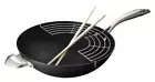 Scanpan Wok With Rack and Chopsticks