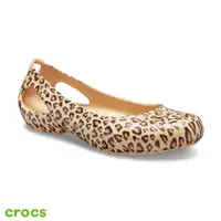 在飛比找蝦皮商城優惠-Crocs 卡駱馳 (女鞋) 卡蒂花漾平底鞋-205862-