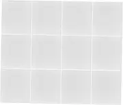 Generic 12pcs Clear PVC Drawing Mats for Art Creations Tracing Pad Accessories for Printing Pens Educational Tool for Beginners Lightweight Easy to Clean