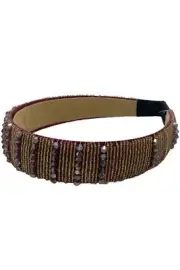Locks & Mane Micro-Beaded Headband Pink