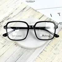 在飛比找樂天市場購物網優惠-配眼鏡 寬版亮面黑色膠框【NYA81】