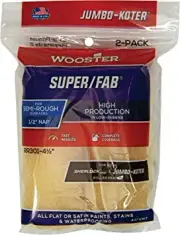 Wooster 4.5" Jumbo-Koter Super/Fab 1/2" Nap 2-Pack Roller Cover - RR301-4.5