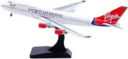 Pre-Built Model Aircraft 17CM Realistic Finished Airplane Model 1/400 for Virgin Atlantic B747-400 G-VBIG Flaps Accurate Scale Aircraft Miniature Airplane Model