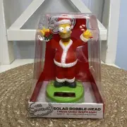 The SIMPSONS Homer Christmas Solar Bobble Head