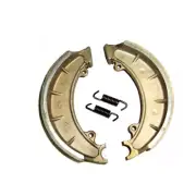 BRAKE SHOE ASSLY FRONT 7" WITH SPRING FITS FOR ROYAL ENFIELD #145756-A - HKT-AU