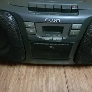 SONY 手提CD收錄放音機CFD-101 收音機 錄音機 只能聽廣播跟卡帶 自取樹林區太順街