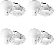 VENEKA 4X Ship GPS Active Marine Navigation Antenna 10M BNC Male Plug Connector