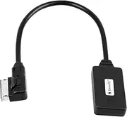 Bluetooth Car kit for Mercedes-Benz,Media Interface AUX Wireless Adator,Compatible with iPhone Android Smartphones,Works with Mercedes Equipped with MMI Rectangular Socket ONLY