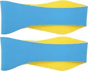 [ANKROYU] 2pcs Waterproof Ear Headband Yoga Hair Band Diving Ear Protection Hair Band for Sports (Blue)