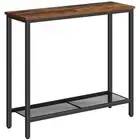 HOOBRO 29.5" Narrow Console Table Small Entryway Table with Shelf 2 Tier Thin...