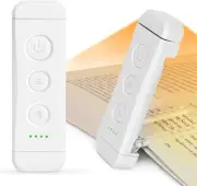 Glocusent USB Rechargeable Book Light for Reading in Bed, Portable Clip-on LE...