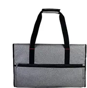 Computer Monitor Carrying Case, Dust Proof Monitor Carrying Cover, Practical Travel Carrying Case with Front Pocket of 20-24in Monitor, Screen High Protection Adjustable Buckle