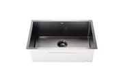 700x450mm Handmade Stainless Steel Undermount / Topmount Kitchen Laundry Sink with Waste