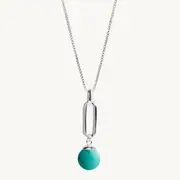 The Enchantress Turquoise Pendant Necklace