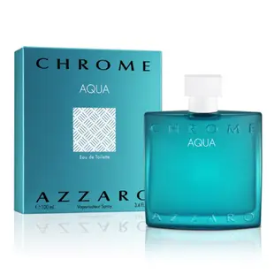 AZZARO chrome aqua 碧海鉻元素男性淡香水100ML