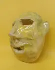 "Swamp Man" - Clay sculpture/Mask. Hand made and glazed, interesting piece.