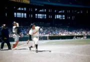 Larry Doby Of The Cleveland Indians 1955 Old Baseball Photo 15