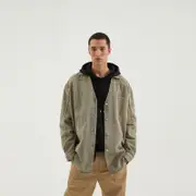[1989 STUDIO] Light brown denim overshirt S Beige