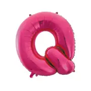 Hot Pink Q Alphabet Foil Balloon 86cm High Quality Party Decoration AUS Stock