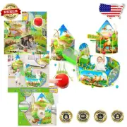 Portable Kids Play Tent Set: Ball Pit, Tunnel & Dinosaur Castle for Adventures