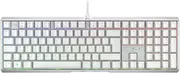CHERRY XTRFY MX 3.1, Mechanical Gaming Keyboard, German Layout (QWERTY), RGB Backlight, Aluminium case, USB-A Port, MX2A RED Switches, White