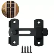 Gate Door Latch Stainless Steel Right Angle Thick Sliding Barn Flip Lock Hasp