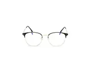 Vintage Myopia Optical Glasses Frame Eyeglasses Spectacles - Gold Black