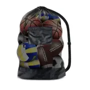 Sports Ball Bag – Heavy-Duty Mesh Ball Carrier for Soccer, Basketball, Football