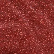 Silver-Lined Red Dyed Miyuki Delica Beads 10/0 (DBM0602-TB)
