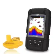 Sonar Fish Finder Wide Angle Boat Fishing Depth Transducer Plotter ccd3