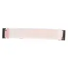 Breathable Nylon Strap for Fitbit Versa 4/3 Sense 2 in Pink & White
