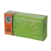 Ultrafresh Disposable Vinyl Gloves Powder Free Extra Large - Clear Box (100