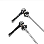 Bike Skewers,Quick Release Skewer, 2 Pcs Mountain Road Bike Cycling MTB Wheel Hub Skewers & 1 Pcs Mountain Road Bike Front Shelf Bicycle Luggage Carrier