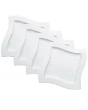 Villeroy & Boch Set of 4 New Wave Square Salad Plates