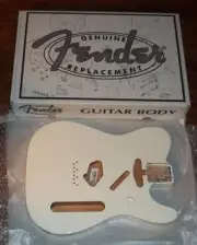 Fender® MIM Tele Olympic White Alder Body~Gloss Poly~Vint Bridge~5.0 LBS~New