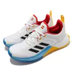 ADIDAS 慢跑鞋 LEGO SPORT J 聯名 運動 女鞋 愛迪達 樂高 環保理念 透氣避震 大童 白 彩 FX2867