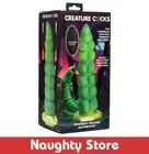 Creature Cocks Squirmer Green 22.3 cm USB Rechargeable Thrusting Fantasy Dildo b