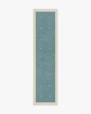 75' x 305' | Machine Washable Runner Rug | Kid & Pet Friendly | Indoor Rug | Luna Soft Teal Flatwoven Rug by goop | Ruggable