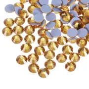 1440 Pcs Hotfix Flatback Crystal Glass Gems (SS4 1.6mm, Gold Yellow)