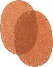 BELLIFFY 1pair Suede Elbow and Knee Patches Oval Repair Patches for Clothing Easy Sew Design Ergonomic Fit for Jackets and Accessories