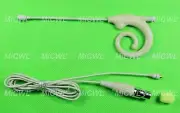 Snail design Headset Microphone for Samson AKG 3Pin mini XLR Detachable Plug