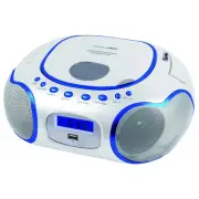 HX-309CD Portable CD/MP3 Boombox, AM/FM Radio, Bluetooth, USB Port for MP3 Pl...