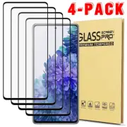 4-Pack Full HD Tempered Glass Screen Protector Film For Samsung Galaxy S20 FE 5G