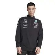 Mercedes AMG Petronas adidas F1 2025 Team 1/4 Zip Sweat - Black