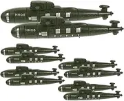 Hohopeti Style Submarine Model Set Desktop Submarines Adornment for Navy Equipment Collection