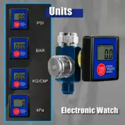 1/4"Digital Air Flow Pressure Regulator High Precision Digital Gauge F Spray Gun