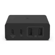 Belkin BoostCharge Pro 4-Port GaN USB-C Charger 108W - Black (2x USB-C , 2x USB-A) [WCH010auBK]
