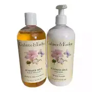 Crabtree Evelyn Summer Hill Shower Gel Lotion Set