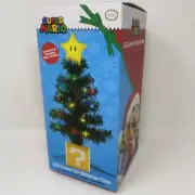 Super Mario Bros Super Star LED Light-Up USB Desktop Block Christmas Tree NEW